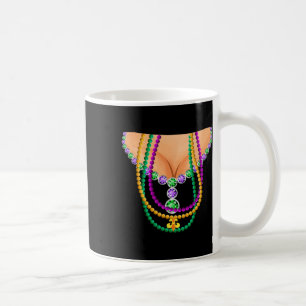 Mardi Gras-Outfit Kostüm Maske Perlen für Frauen G Kaffeetasse