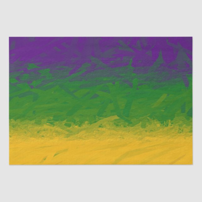 Mardi Gras Paint Seidenpapier (Vorderseite)