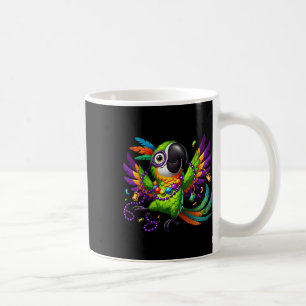 Mardi Gras Papagei - Festiver Partyvogel Kaffeetasse