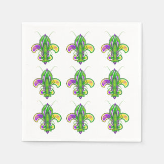 Mardi Gras Paper Napkin Serviette