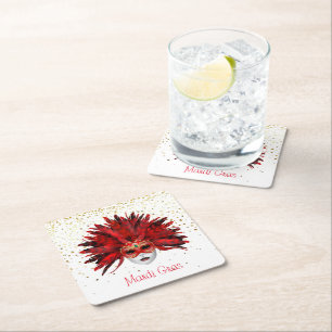 Mardi Gras Paper Untersetzer