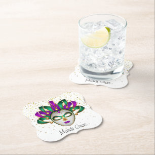 Mardi Gras Paper Untersetzer