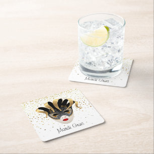 Mardi Gras Paper Untersetzer