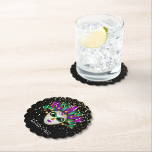 Mardi Gras Paper Untersetzer