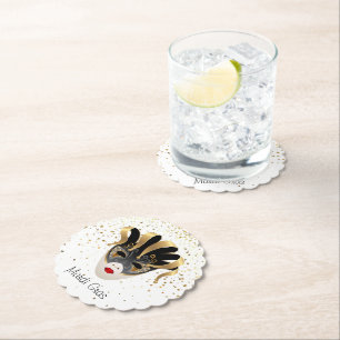 Mardi Gras Paper Untersetzer