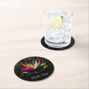 Mardi Gras Paper Untersetzer