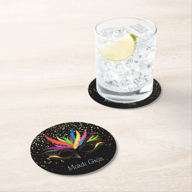 Mardi Gras Paper Untersetzer (Vor Ort)
