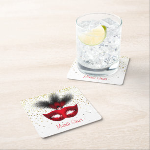 Mardi Gras Paper Untersetzer