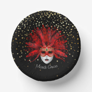 Mardi Gras Pappteller