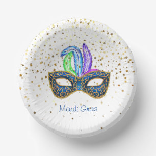 Mardi Gras Pappteller