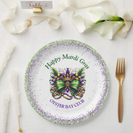 Mardi Gras Pappteller