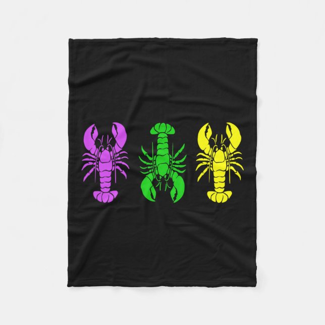 Mardi Gras Parade Fleecedecke (Vorderseite)