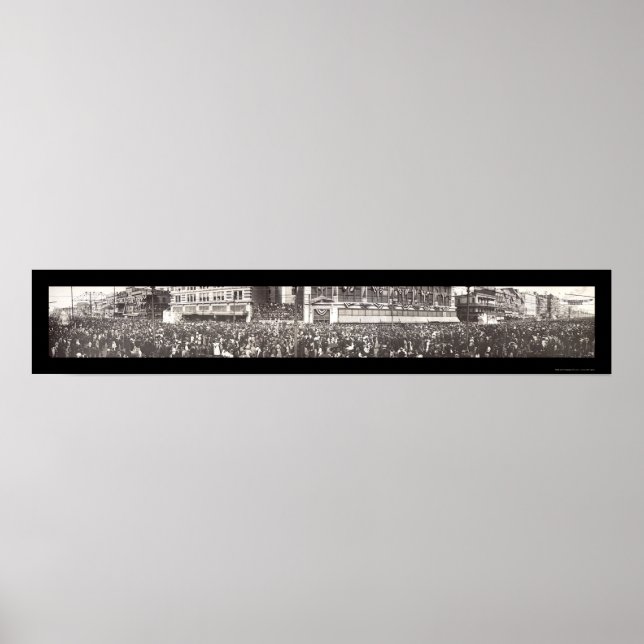 Mardi Gras Parade Foto 1910 Poster (Vorne)