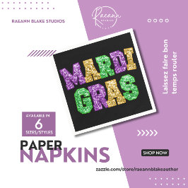 Mardi Gras Partp Paper Napkin Serviette
