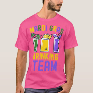 Mardi Gras Party Drink Team Crawfish Karneval P T-Shirt