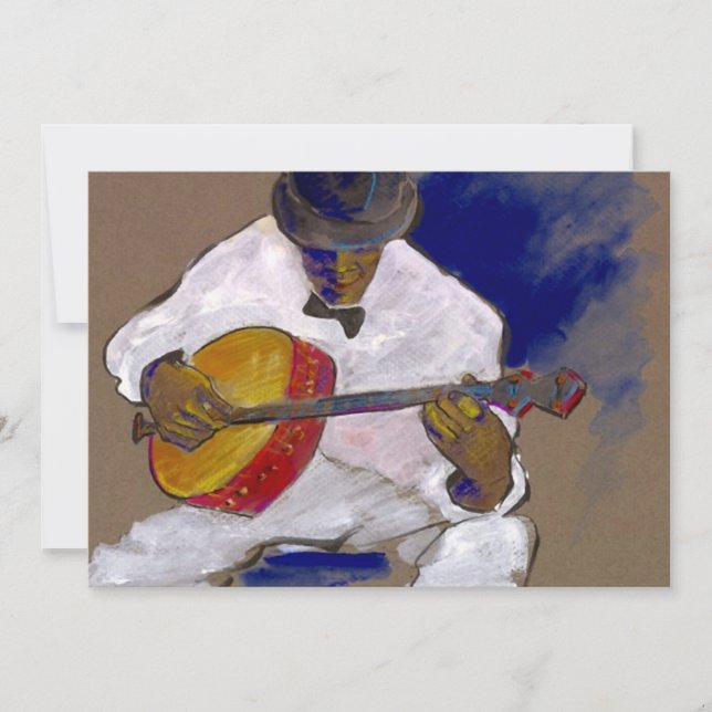 MARDI GRAS PARTY EINLADUNG ~EZ ZUR KUSTOMIE (Vorderseite)