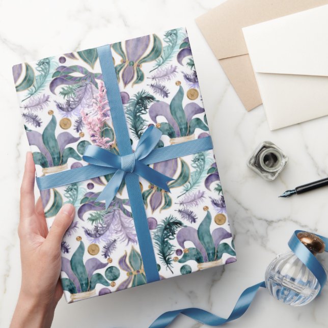 Mardi Gras Party Geschenkpapier (Schenken)
