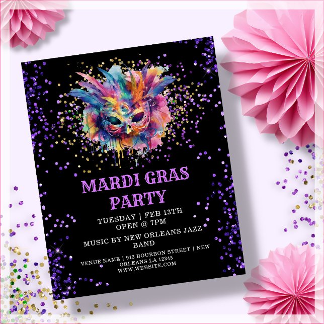 Mardi Gras Party Glitzer Veranstaltungshaushalt Ei (Von Creator hochgeladen)
