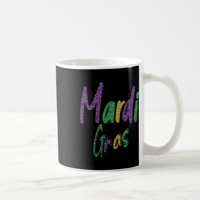 Mardi Gras Party Shirt Kaffeetasse (Rechts)
