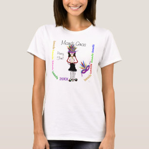 Mardi Gras Party-Spaß T-Shirt