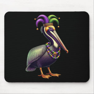 Mardi Gras Pelican Louisiana Parade Tierheim Mousepad