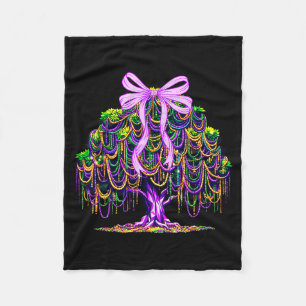 Mardi Gras-Perlenbaum-Karneval New Orleans Coquett Fleecedecke