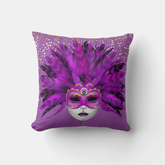 Mardi Gras Pillow Kissen (Vorderseite)