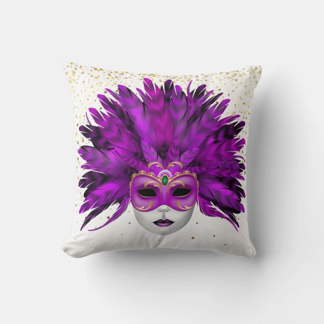 Mardi Gras Pillow Kissen (Vorderseite)