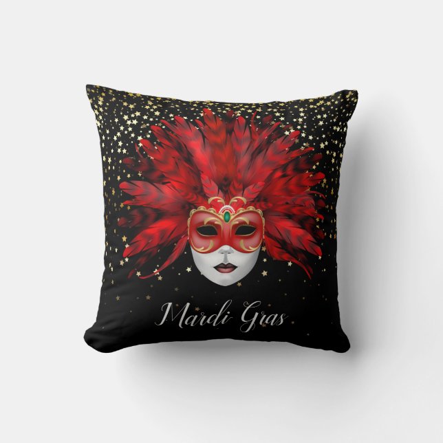 Mardi Gras Pillow Kissen (Vorderseite)