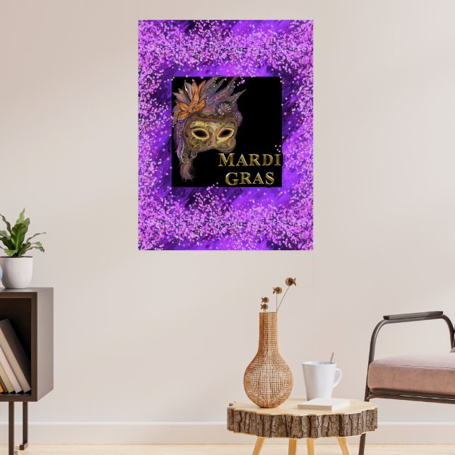 Mardi Gras Poster (Wohnzimmer 3)