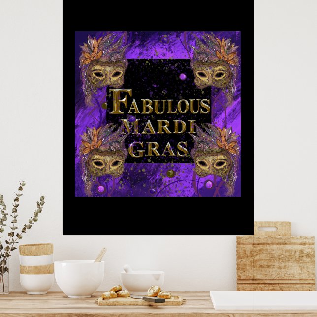 Mardi Gras Poster (Küche)