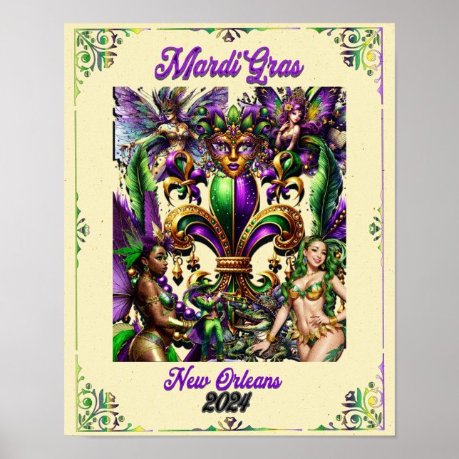 Mardi Gras Poster 2024 (Von Creator hochgeladen)