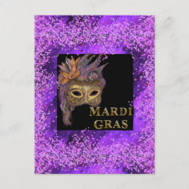 Mardi Gras Postkarte