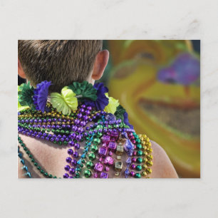 Mardi Gras Postkarte