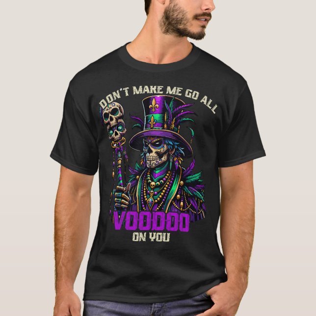 Mardi Gras Priest Top Hat New Orleans Hexendoktor (Vorderseite)