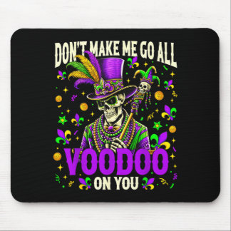 Mardi Gras Priest Top Hat New Orleans Witch Doctor Mousepad