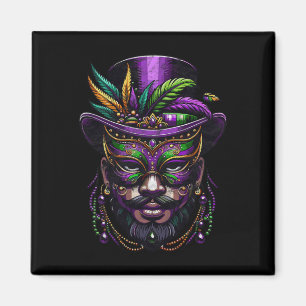 Mardi Gras Priester Zylinderhut New Orleans Medizi Magnet