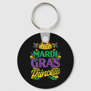 Mardi Gras Princess Funny Mardi Gras Carnival Wome Schlüsselanhänger