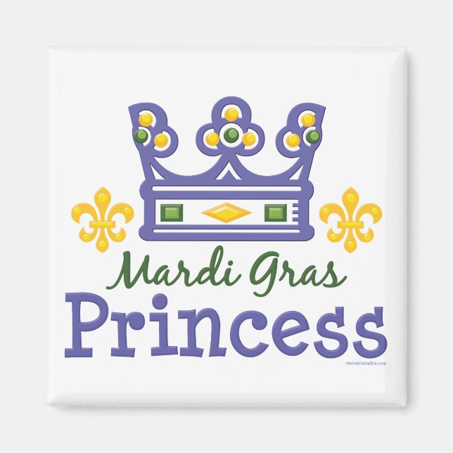 Mardi Gras Princess Magnet (Vorne)