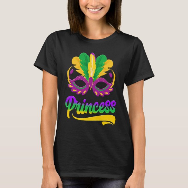 Mardi Gras Princess  Mardi Gras Carnival Women Gir T-Shirt (Vorderseite)