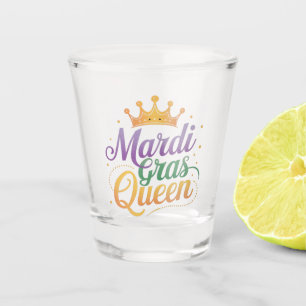 Mardi Gras Queen Parade Kostüme Party Schnapsglas
