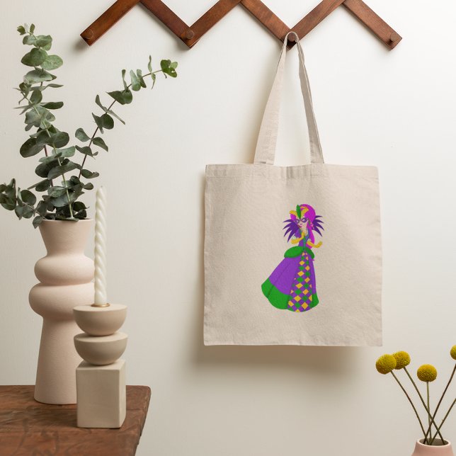 Mardi Gras Queen Tote Bag Tragetasche (Von Creator hochgeladen)