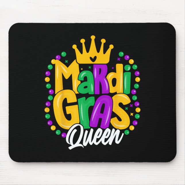 Mardi Gras Queen Womens Mardi Gras Mousepad (Vorne)
