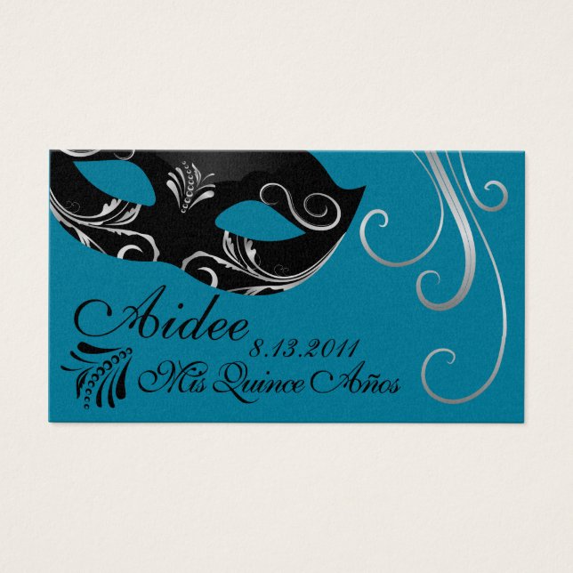 Mardi Gras QuinceTicketFr (Vorderseite)