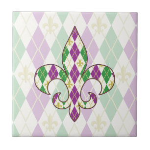 Mardi Gras Raute Tile Fliese