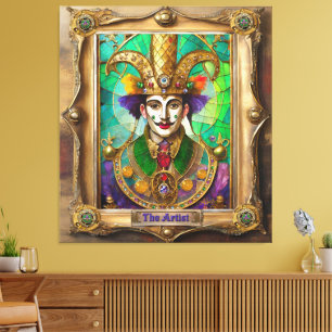 Mardi Gras Realm Portraits - Der Künstler Dali Leinwanddruck