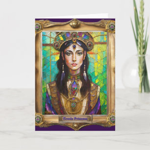 Mardi Gras Realm Portraits - Die kreolische Prinze Karte