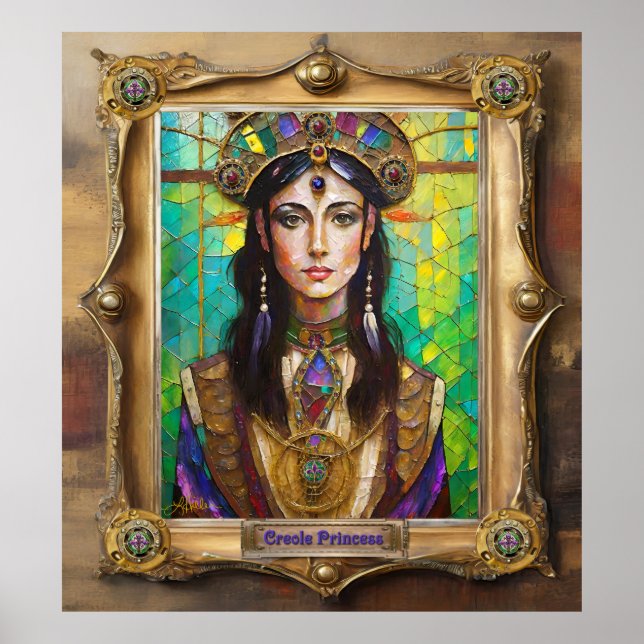 Mardi Gras Realm Portraits - Die kreolische Prinze Poster (Vorne)