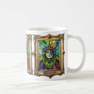 Mardi Gras Realm Portraits - Die Priesterin Kaffeetasse