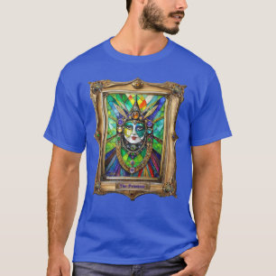 Mardi Gras Realm Portraits - Die Priesterin T-Shirt